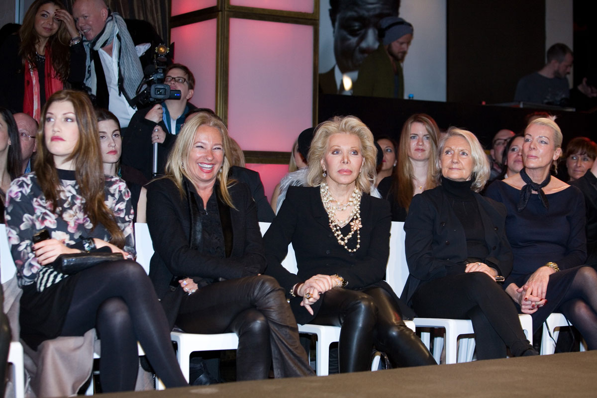 Other celebs attend Mercedes-Benz Fashion Week