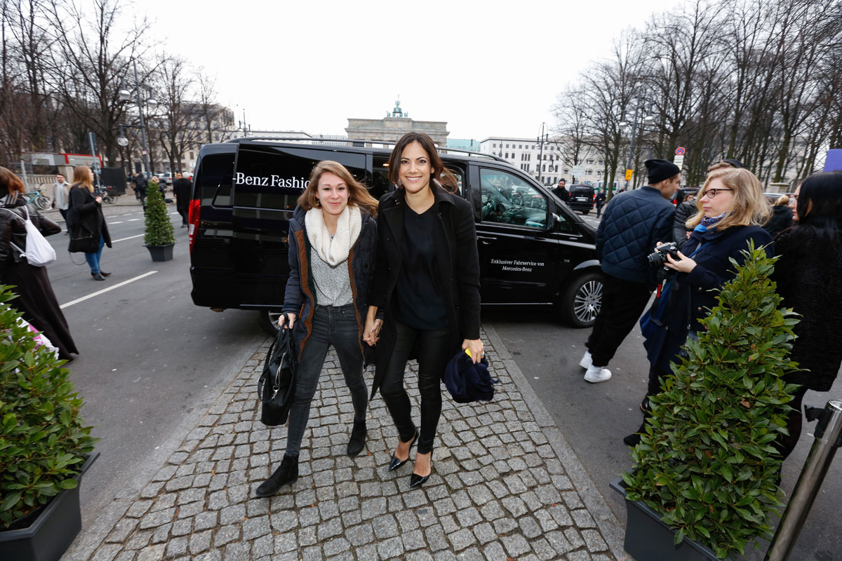 Other celebs attend Mercedes-Benz Fashion Week