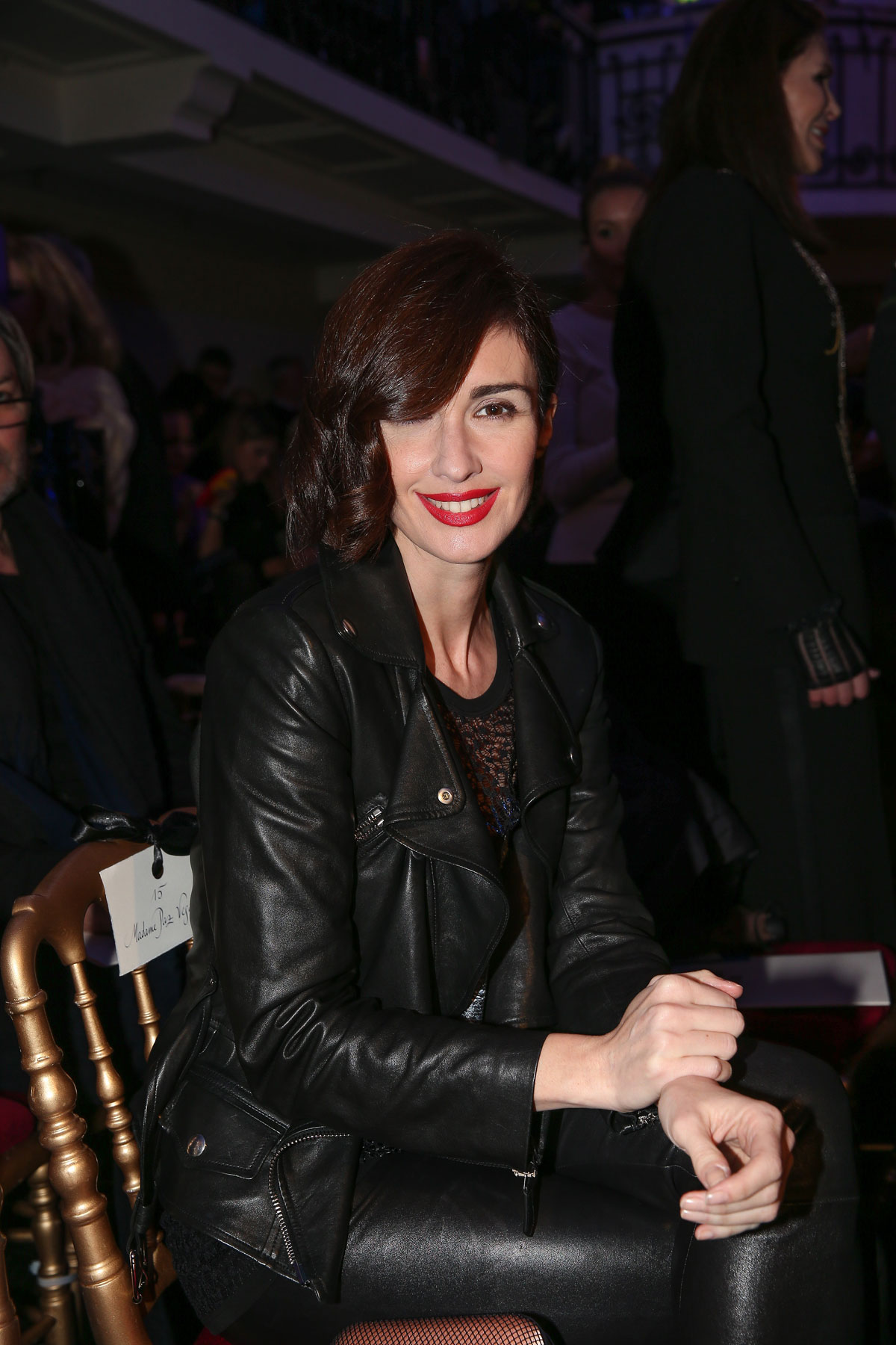 Paz Vega attends Jean-Paul Gaultier show