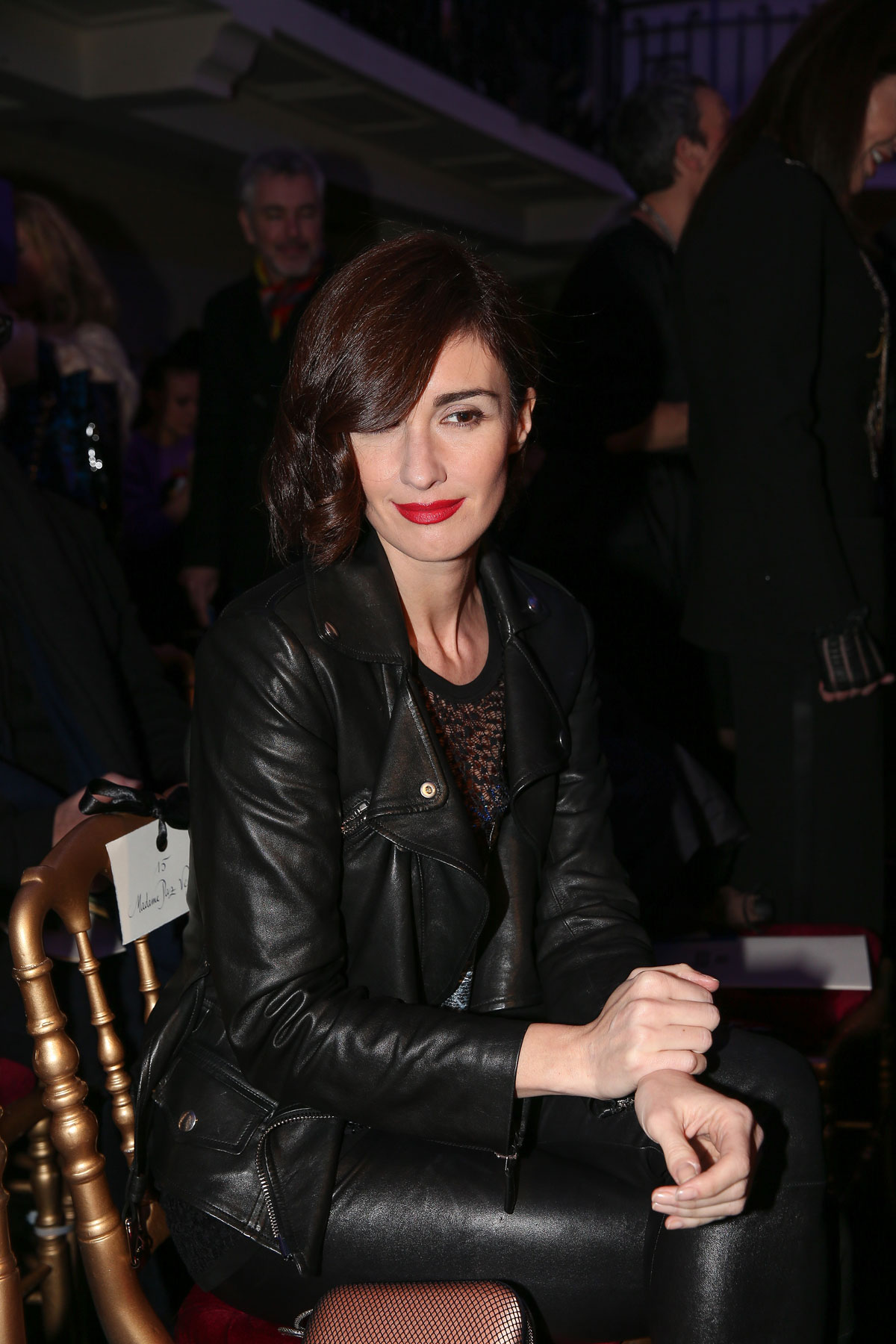 Paz Vega attends Jean-Paul Gaultier show