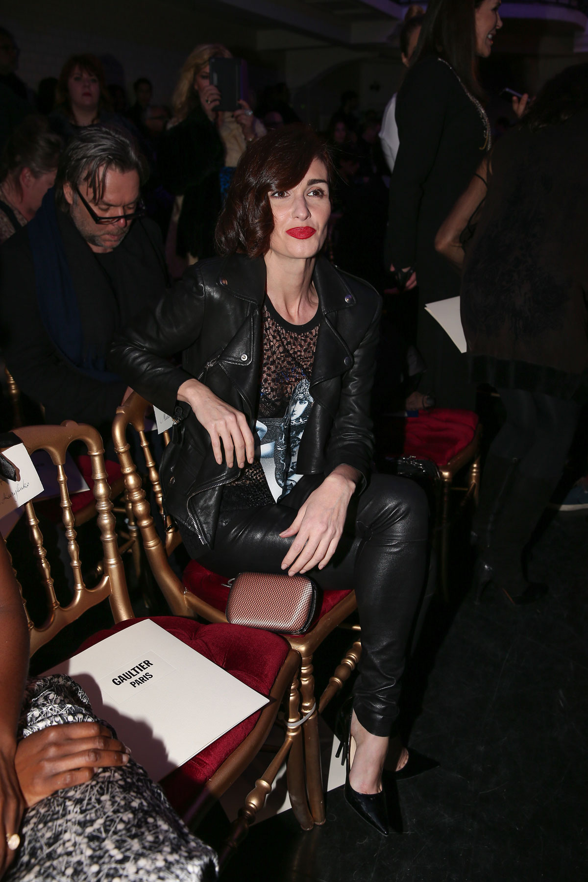 Paz Vega attends Jean-Paul Gaultier show