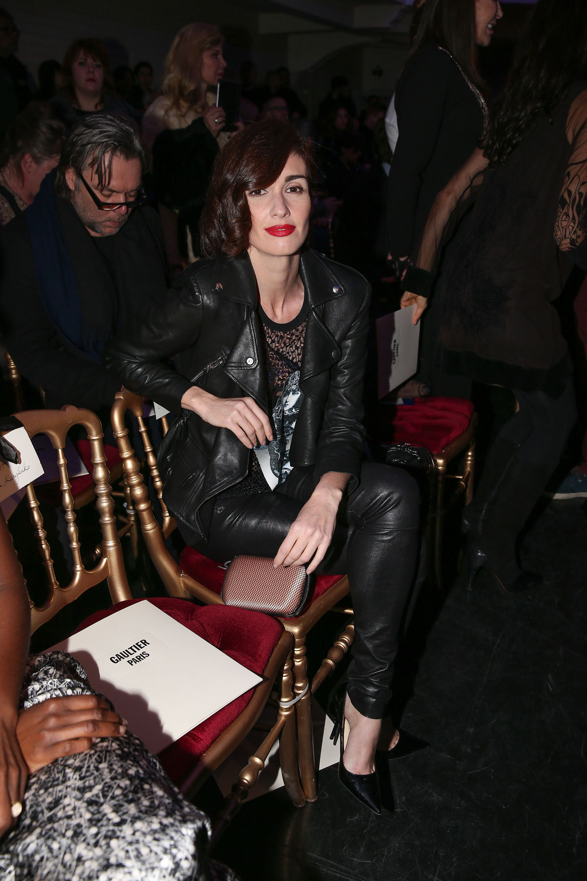 Paz Vega attends Jean-Paul Gaultier show