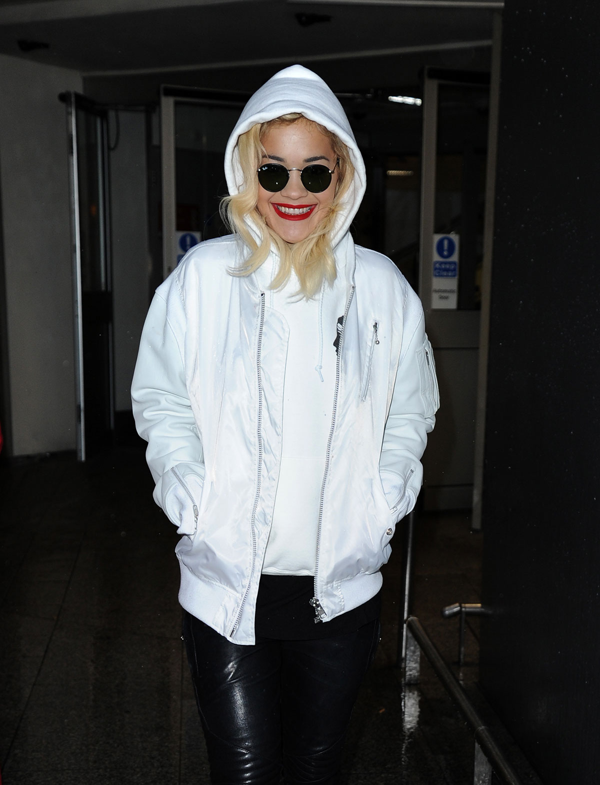 Rita Ora arrives at Heathrow Airport from LA