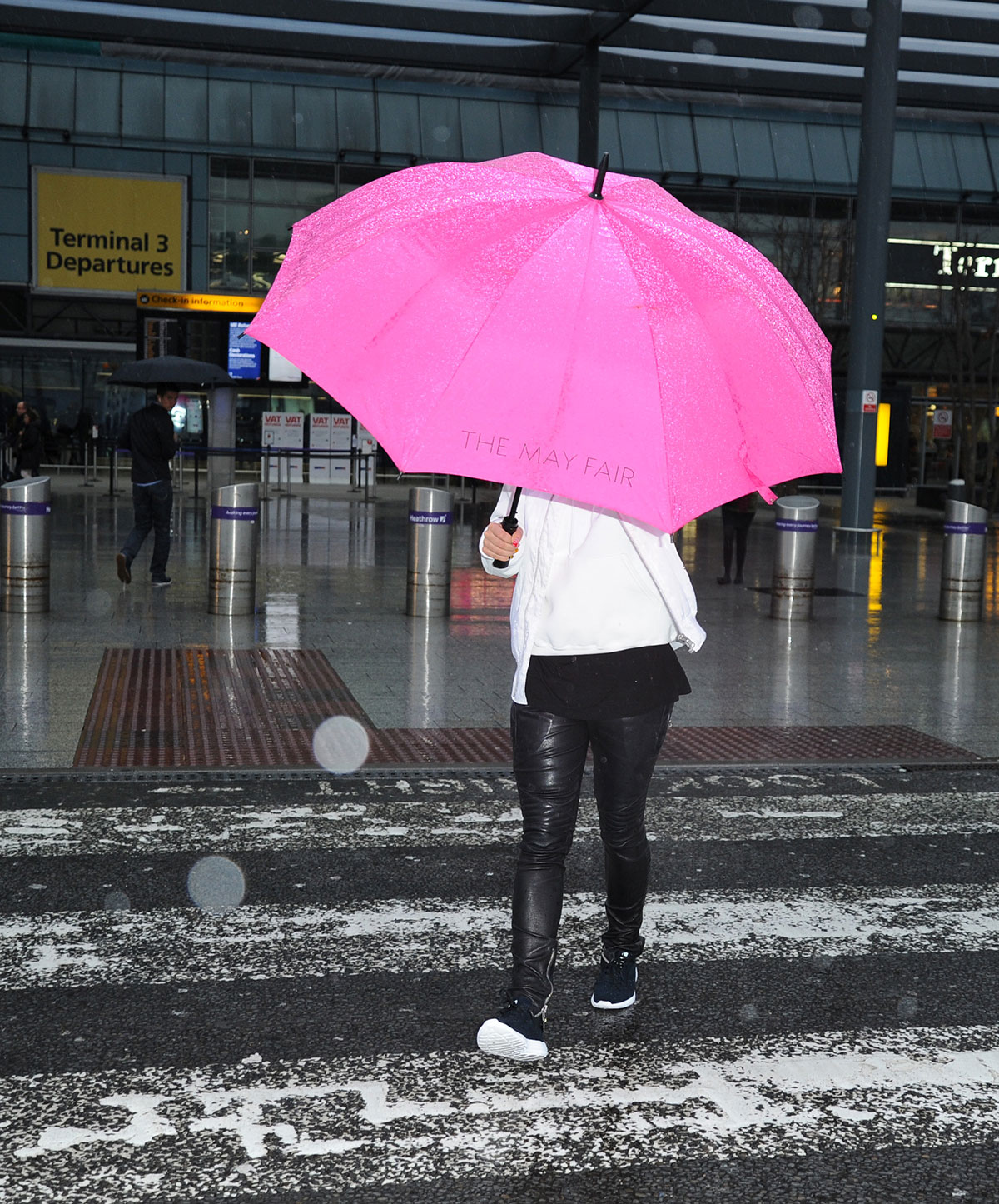 Rita Ora arrives at Heathrow Airport from LA