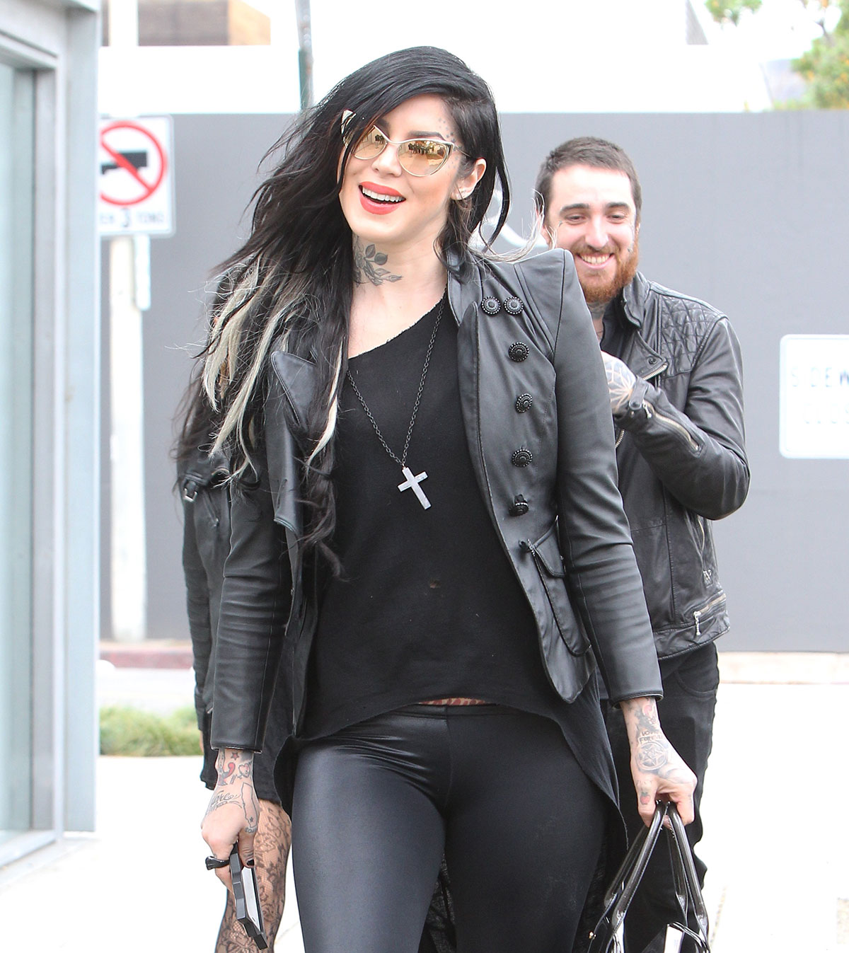 Kat Von D at Urth Cafe in West Hollywood