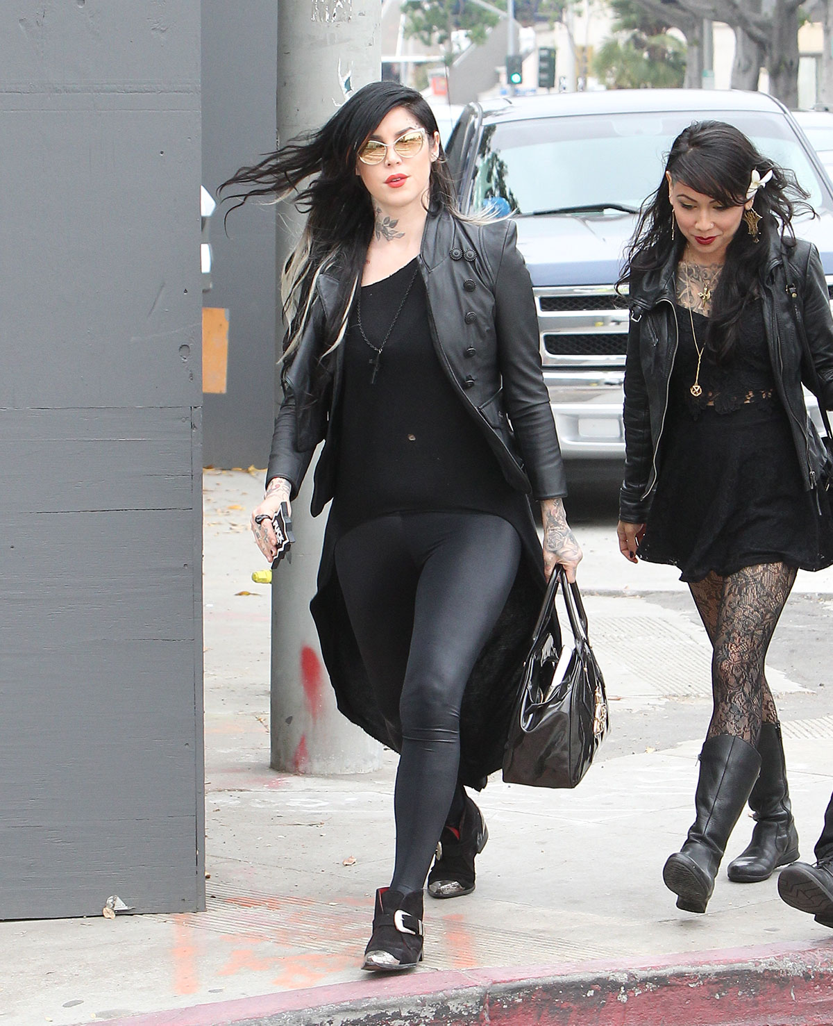 Kat Von D at Urth Cafe in West Hollywood