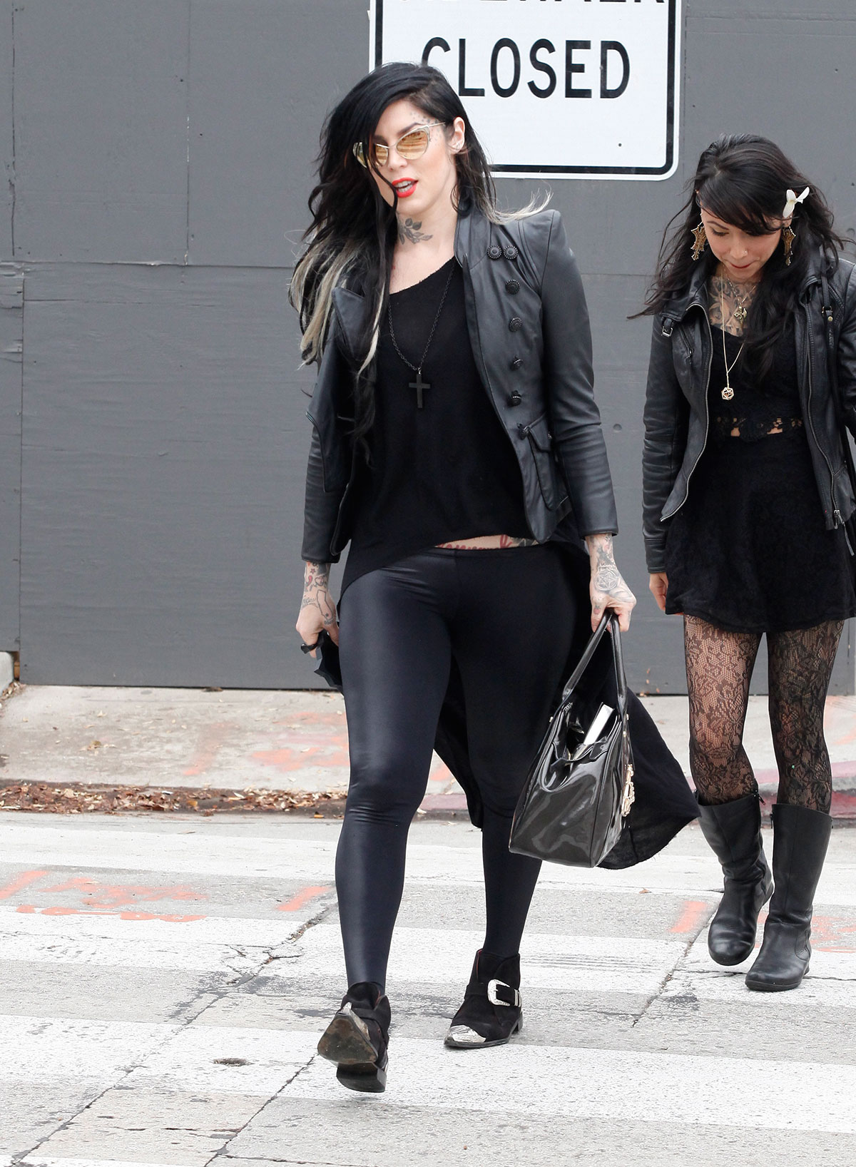 Kat Von D at Urth Cafe in West Hollywood