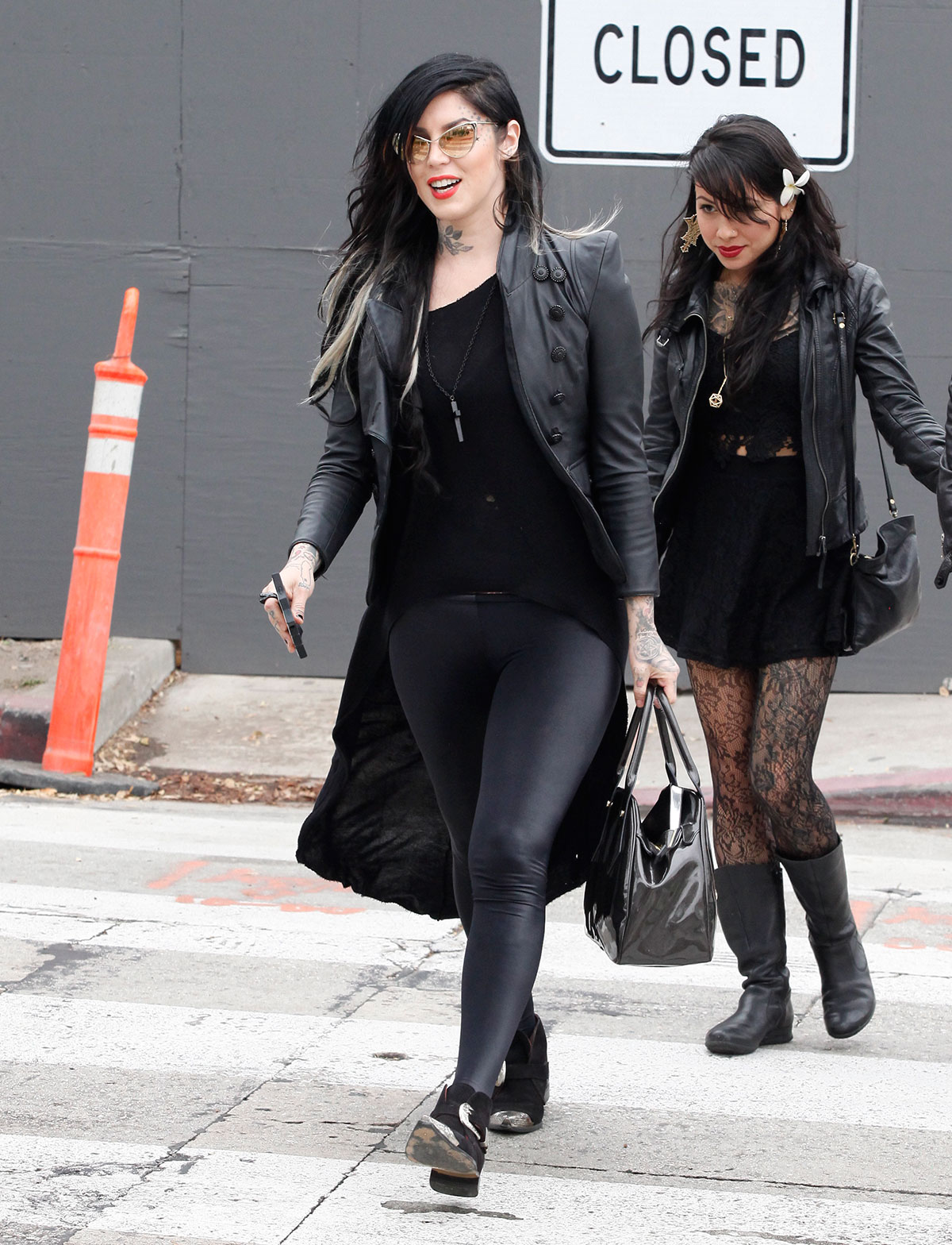 Kat Von D at Urth Cafe in West Hollywood