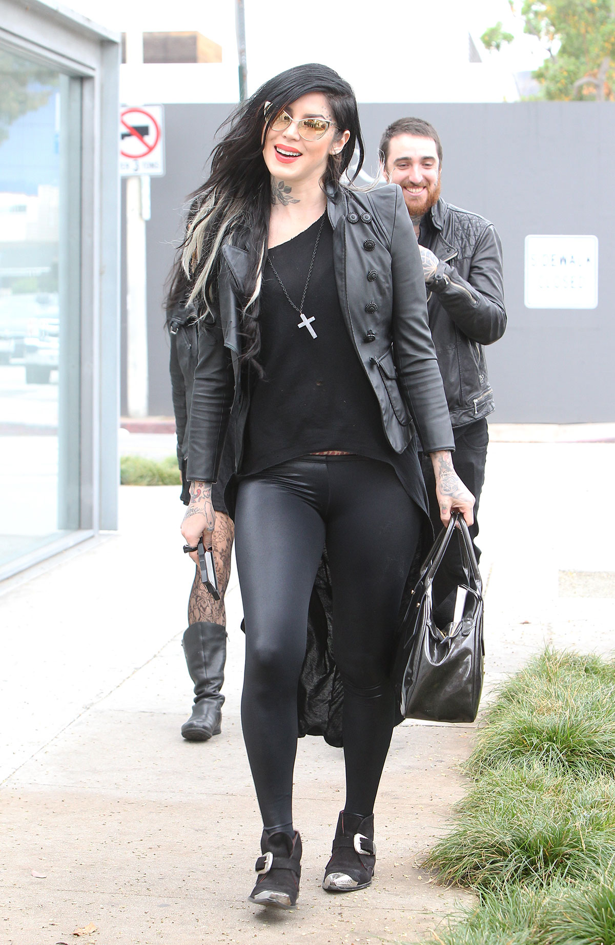 Kat Von D at Urth Cafe in West Hollywood