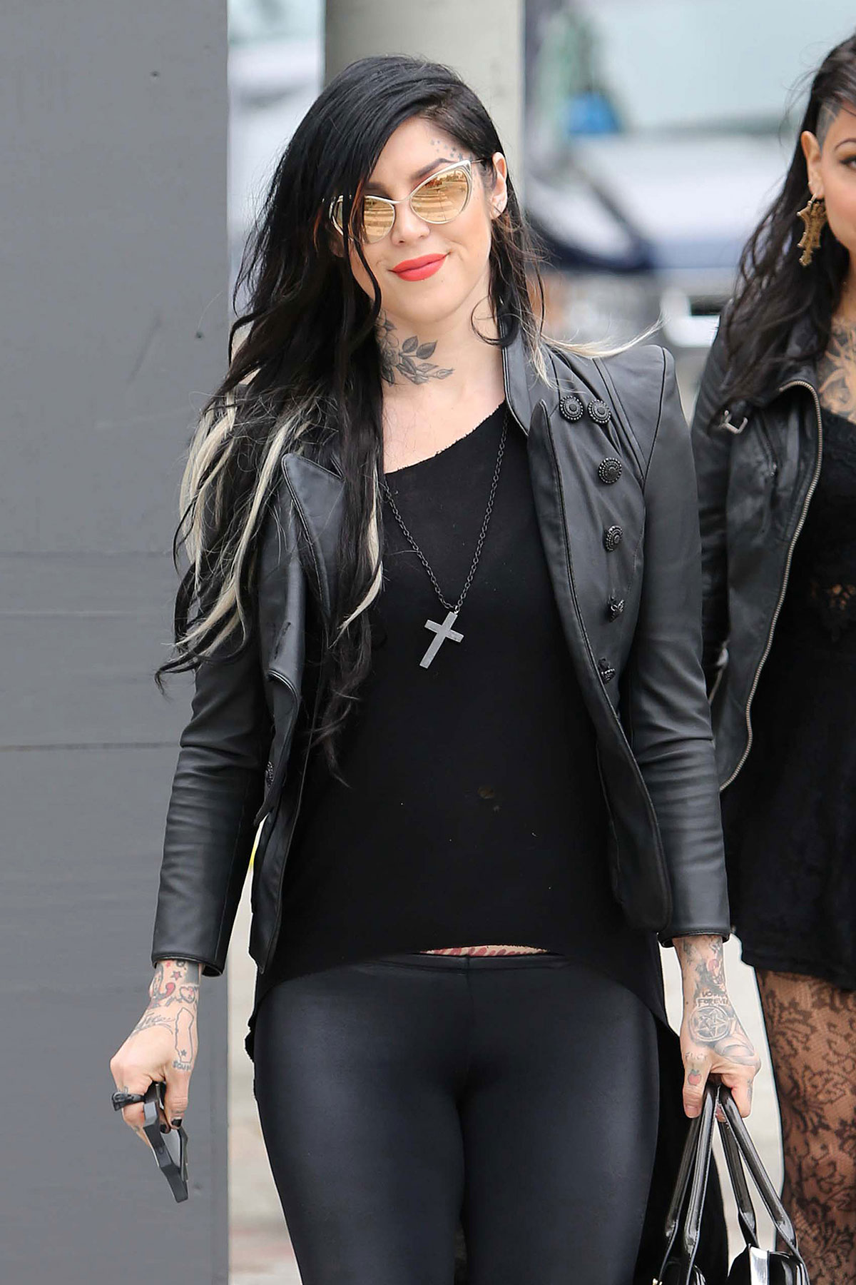 Kat Von D at Urth Cafe in West Hollywood