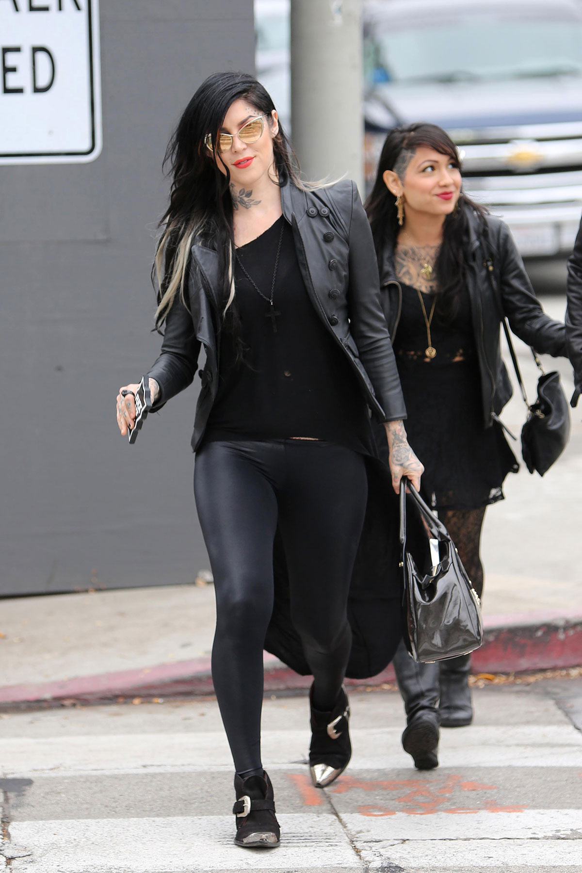 Kat Von D at Urth Cafe in West Hollywood