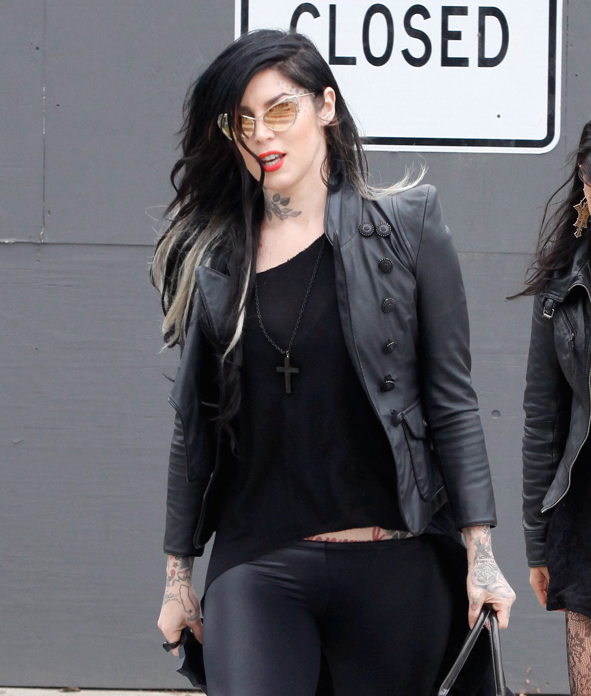 Kat Von D at Urth Cafe in West Hollywood