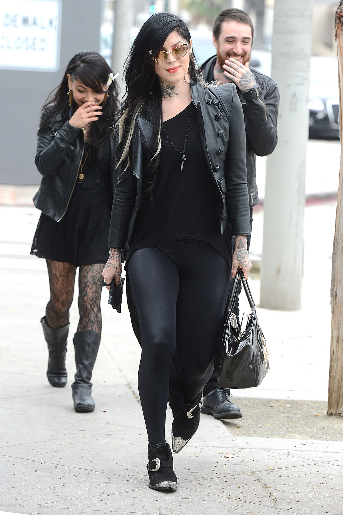 Kat Von D at Urth Cafe in West Hollywood