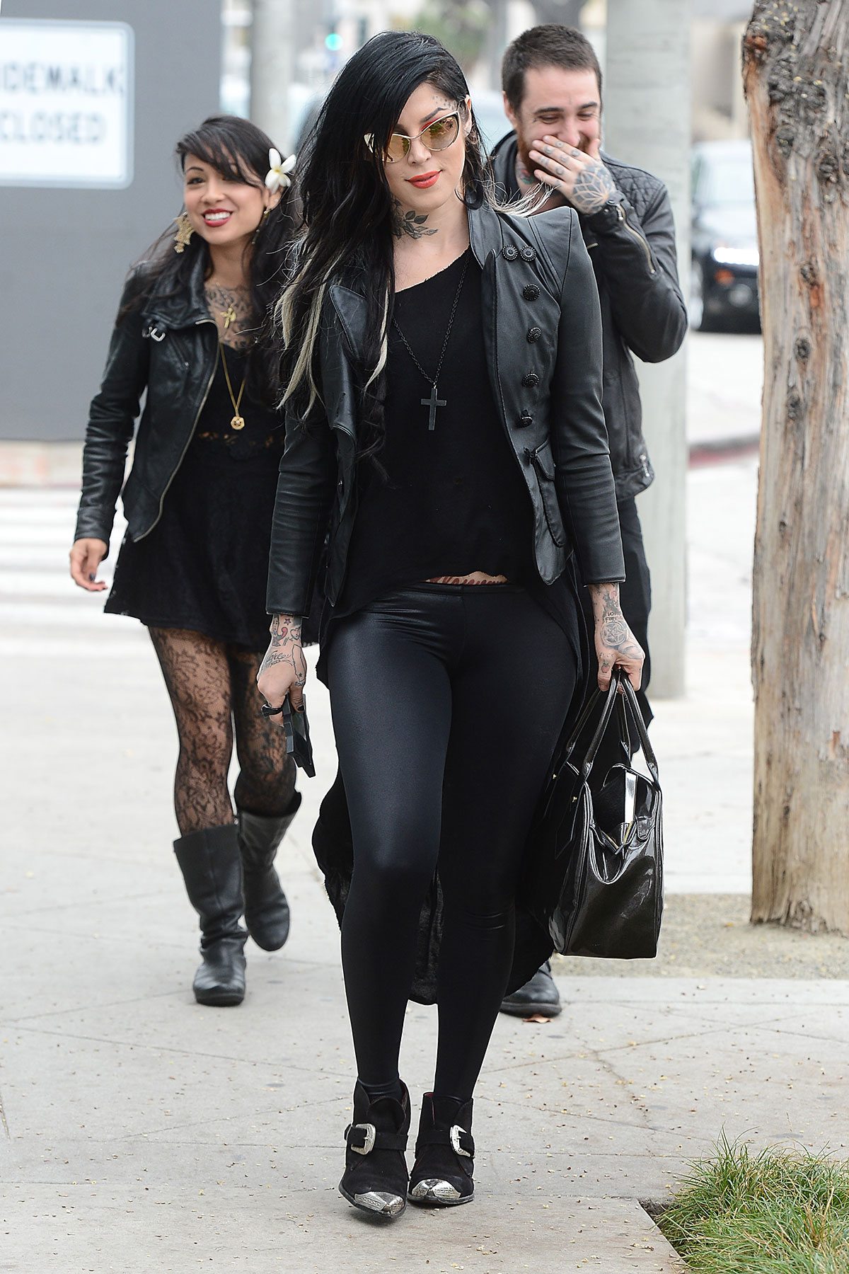 Kat Von D at Urth Cafe in West Hollywood