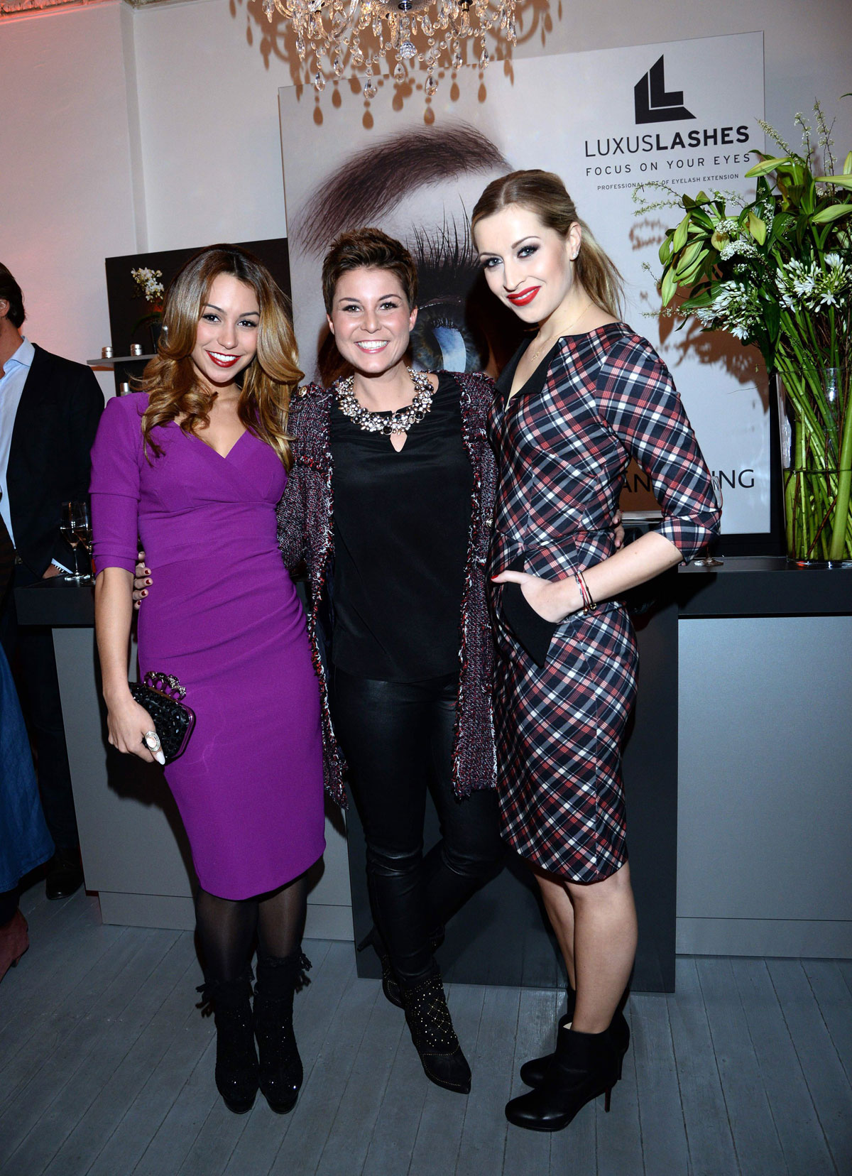 Vanessa Blumhagen attends opening of the first LuxusLashes Lounge