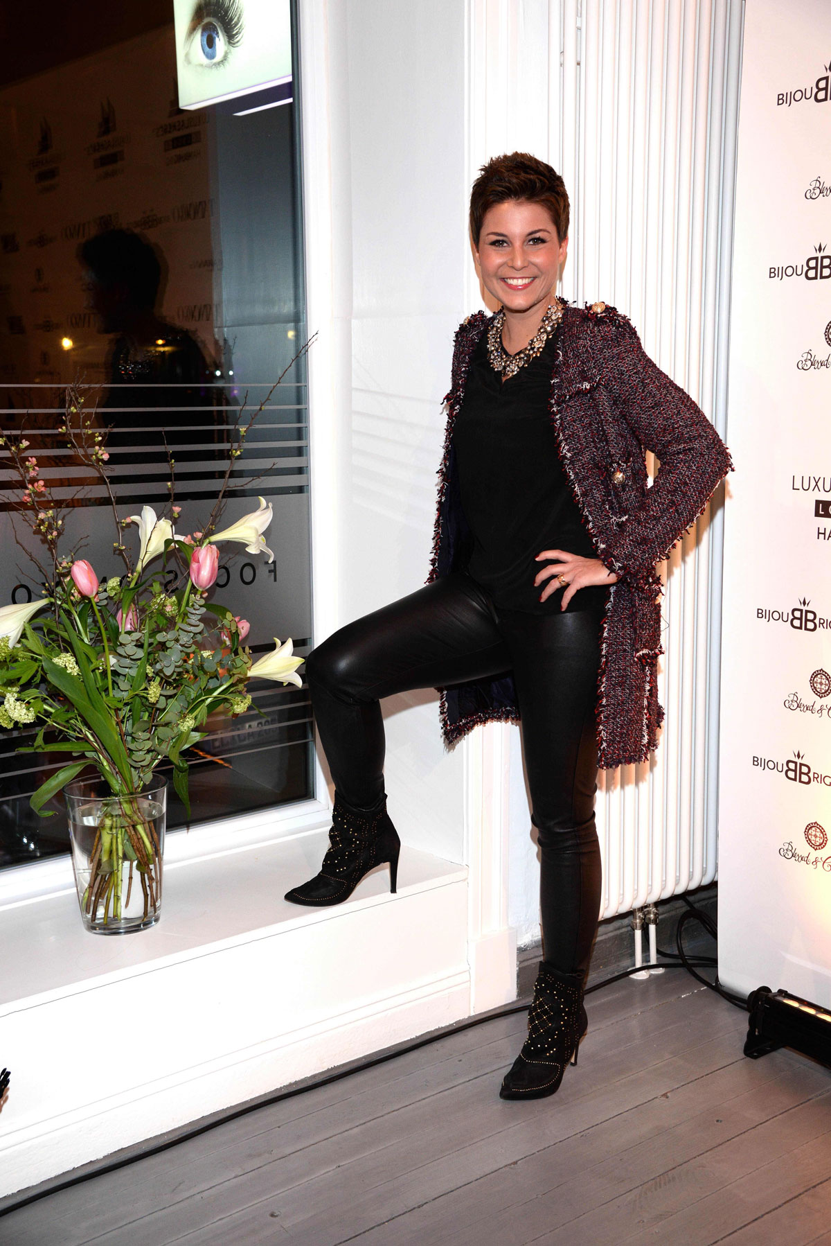 Vanessa Blumhagen attends opening of the first LuxusLashes Lounge