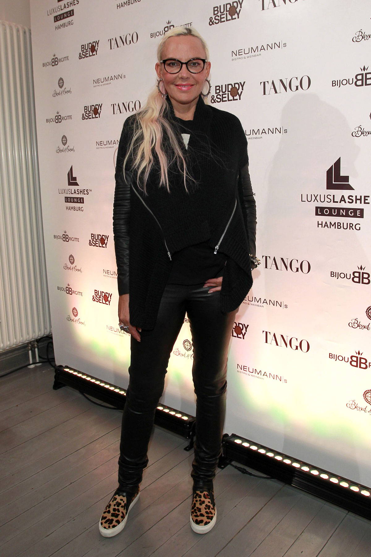 Natascha Ochsenknecht attends opening of the first LuxusLashes Lounge