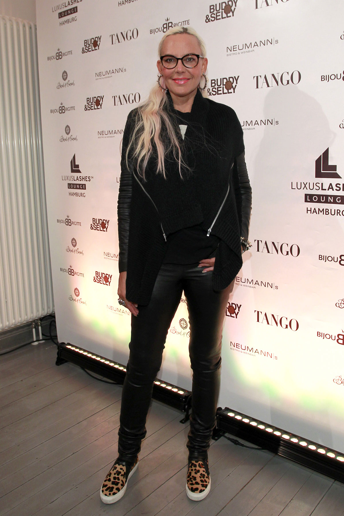 Natascha Ochsenknecht attends opening of the first LuxusLashes Lounge