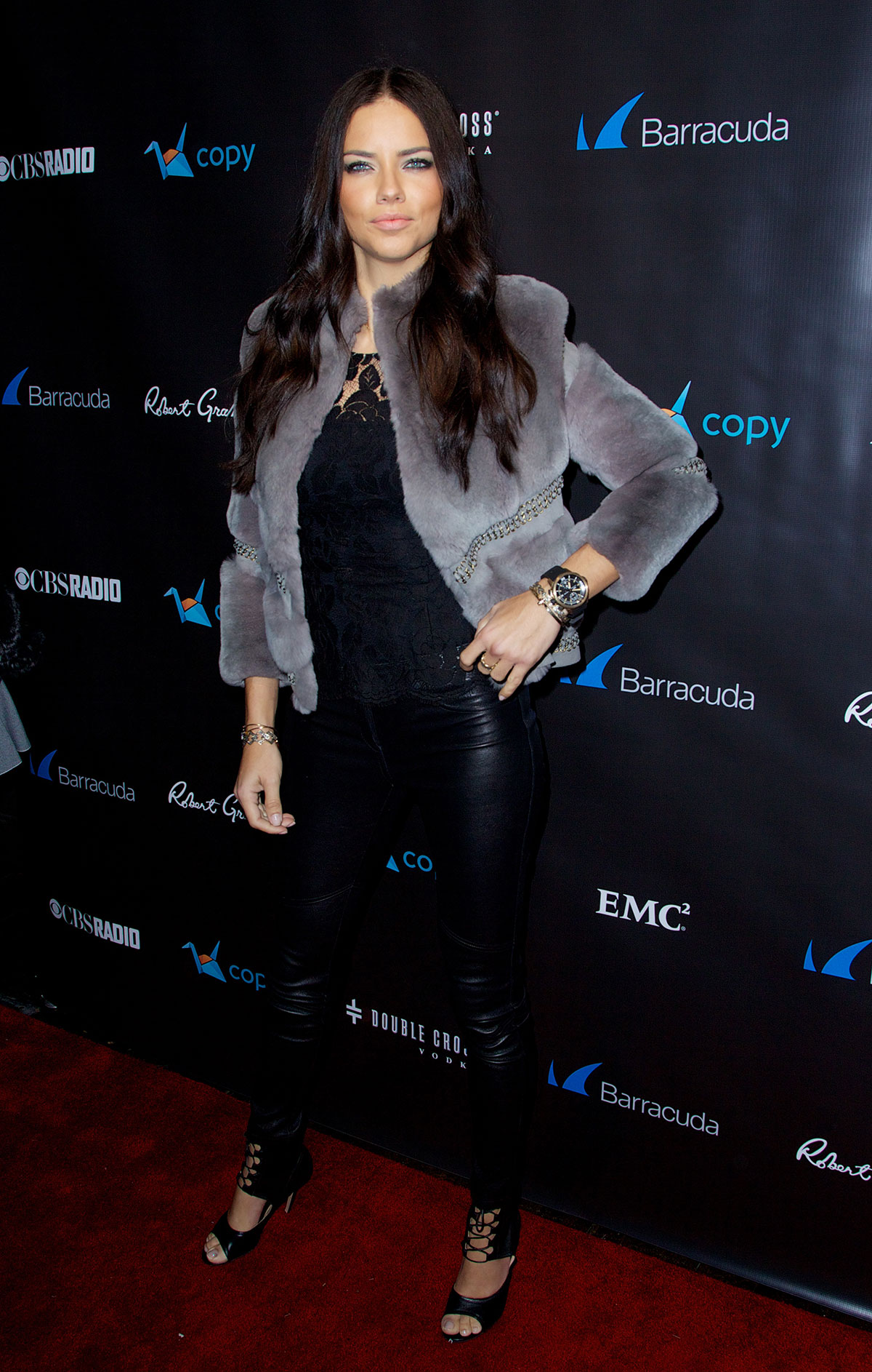 Adriana Lima at the 11th Annual Leather & Laces Party