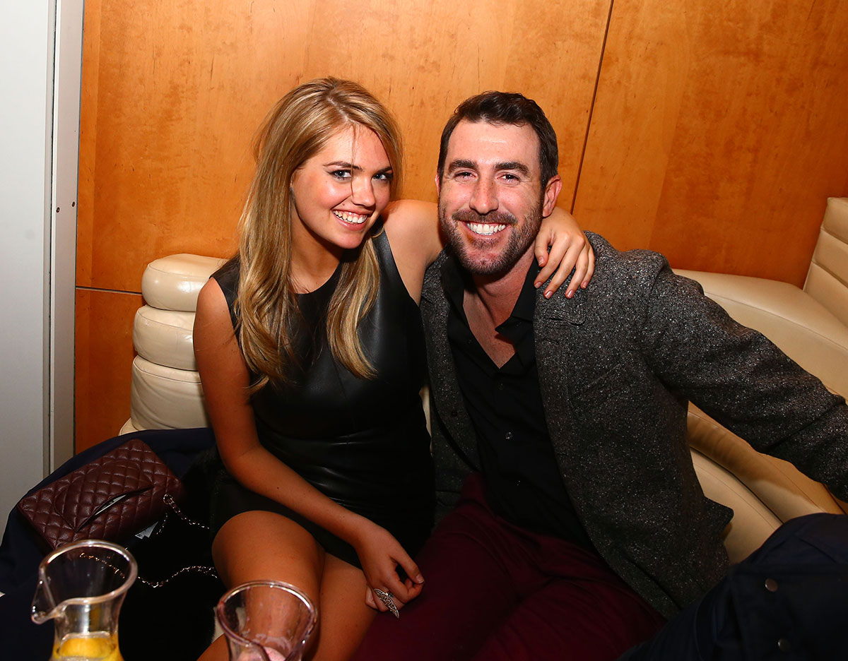 Kate Upton attends the GQ Super Bowl Party 2014