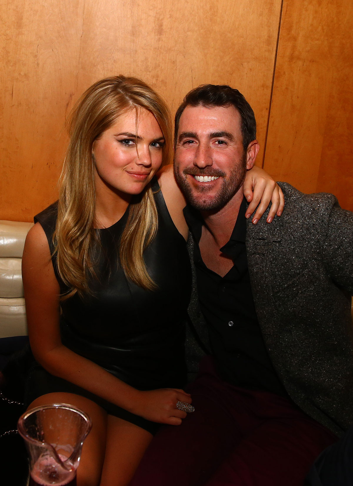 Kate Upton attends the GQ Super Bowl Party 2014