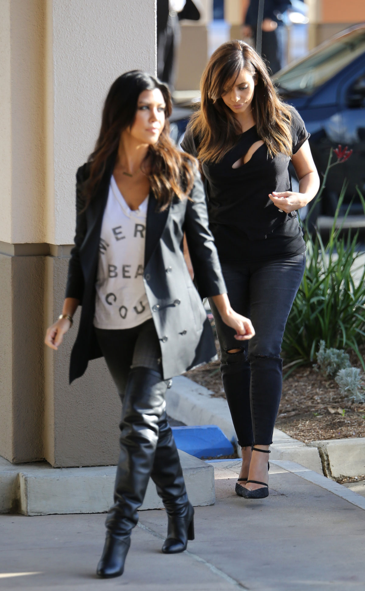 Kourtney Kardashian lunch at Maria’s in Woodland Hills