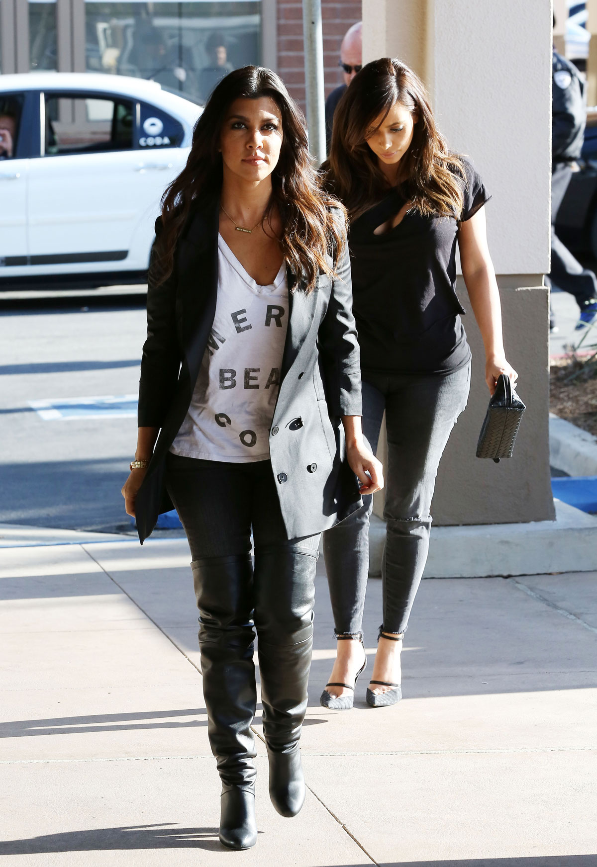 Kourtney Kardashian lunch at Maria’s in Woodland Hills