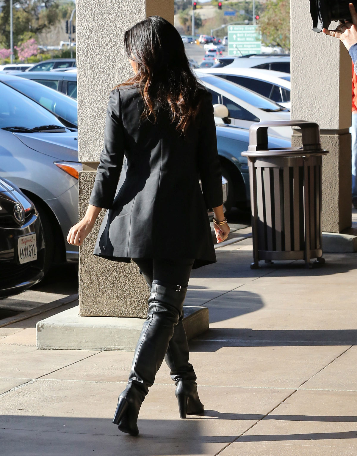 Kourtney Kardashian lunch at Maria’s in Woodland Hills