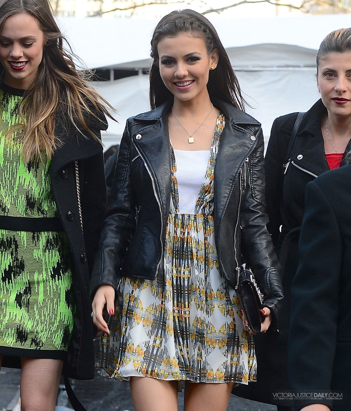 Victoria Justice leaving RM Fashion Show