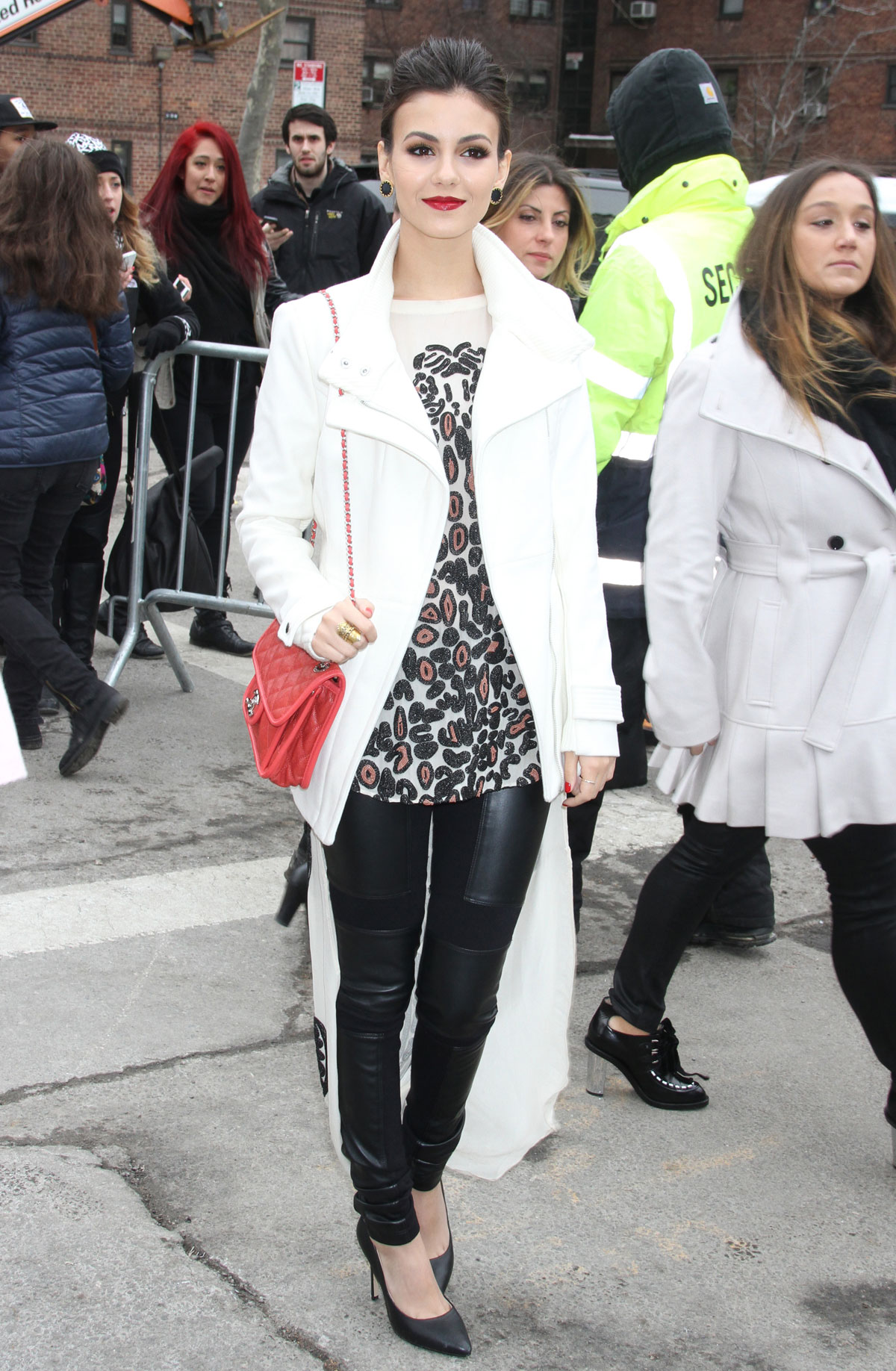Victoria Justice attends Mara Hoffman Fashion Show