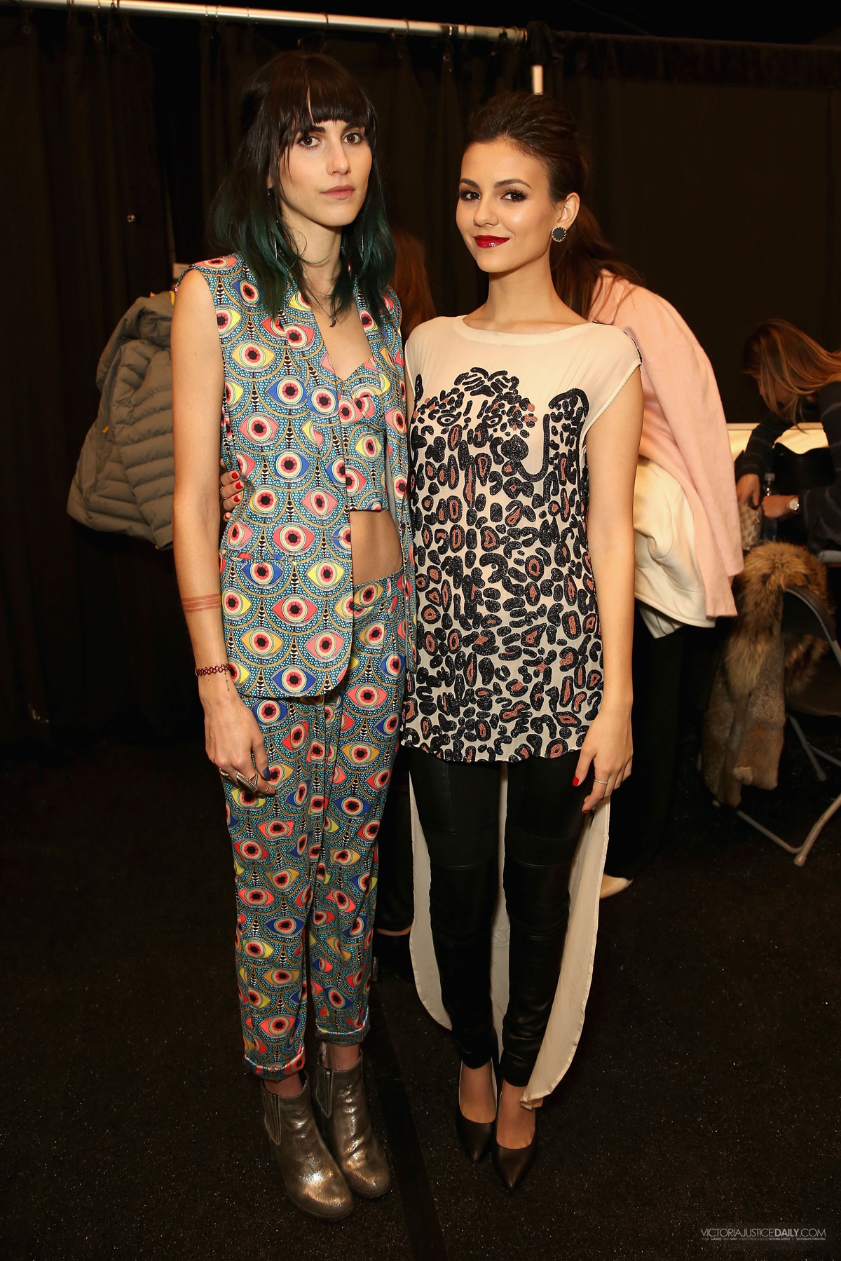 Victoria Justice attends Mara Hoffman Fashion Show