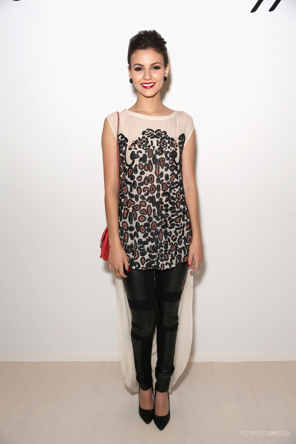 Victoria Justice attends Mara Hoffman Fashion Show