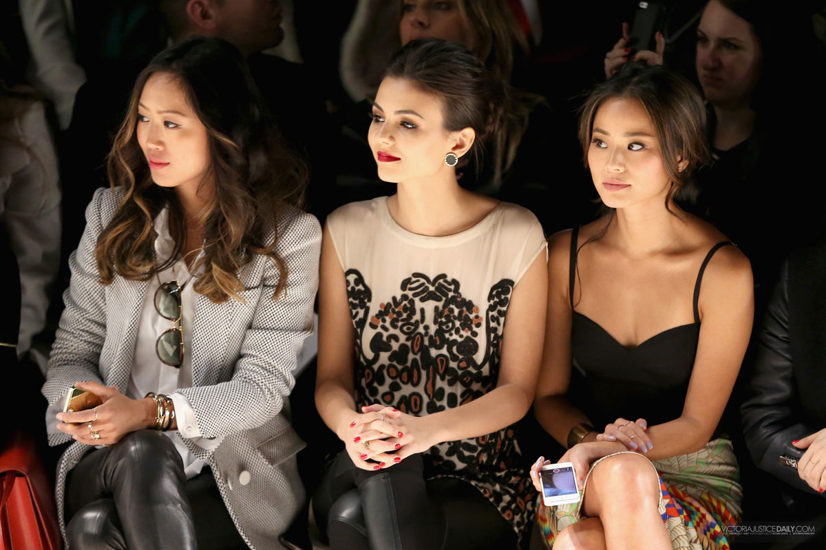 Victoria Justice attends Mara Hoffman Fashion Show