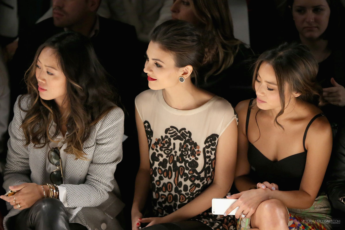 Victoria Justice attends Mara Hoffman Fashion Show