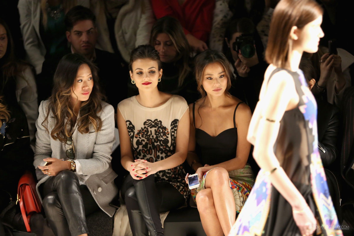 Victoria Justice attends Mara Hoffman Fashion Show