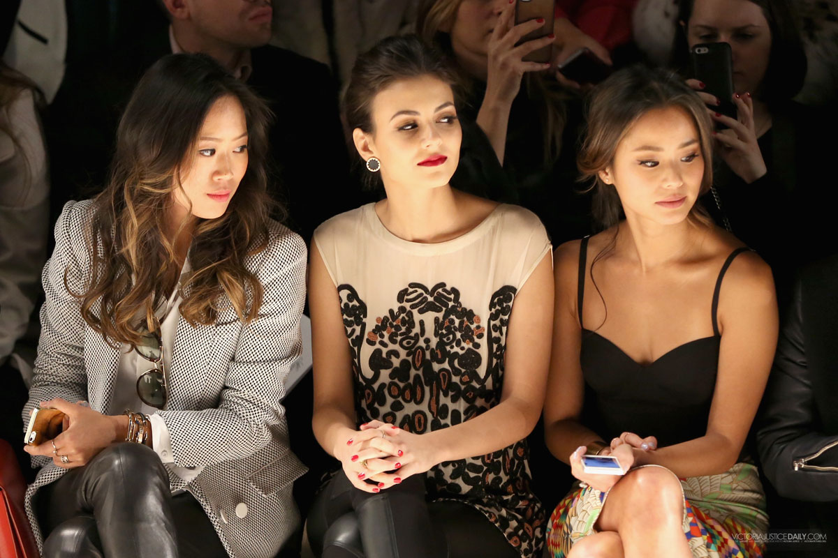 Victoria Justice attends Mara Hoffman Fashion Show