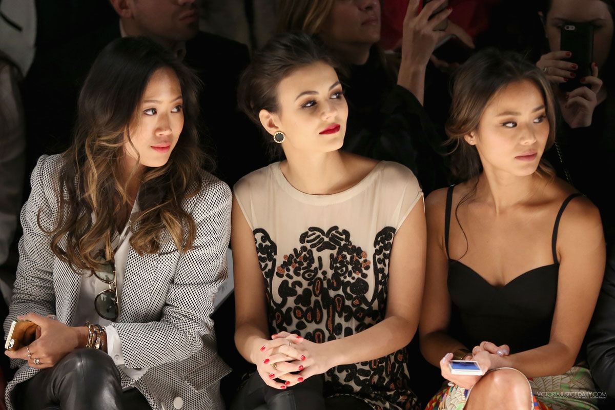 Victoria Justice attends Mara Hoffman Fashion Show