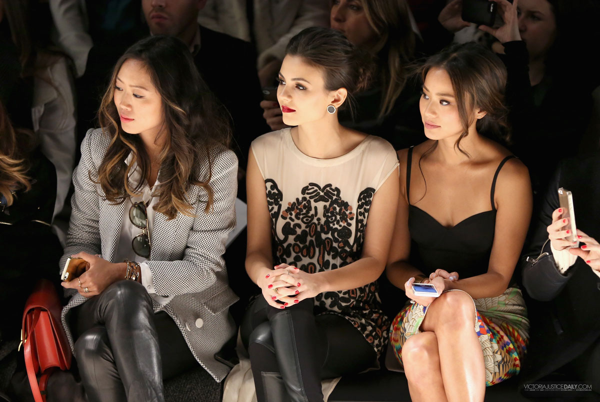 Victoria Justice attends Mara Hoffman Fashion Show