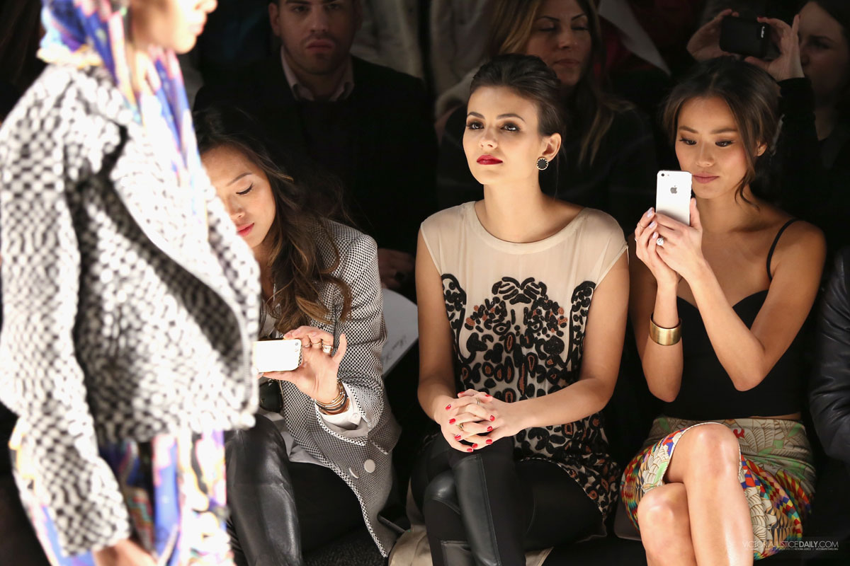 Victoria Justice attends Mara Hoffman Fashion Show