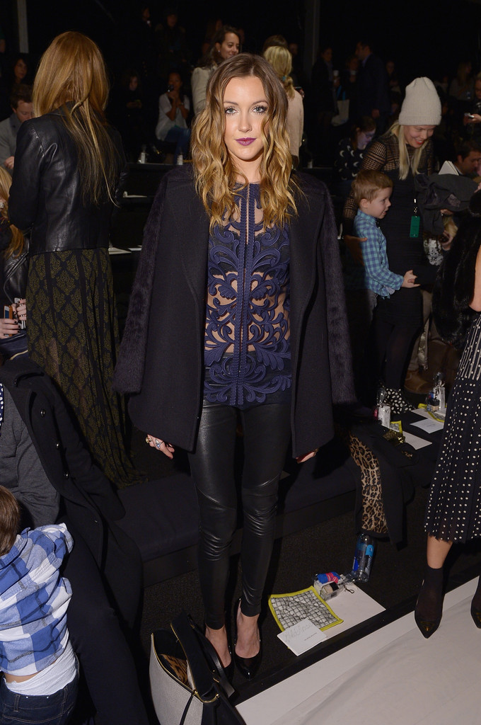 Katie Cassidy attends Lela Rose fashion show