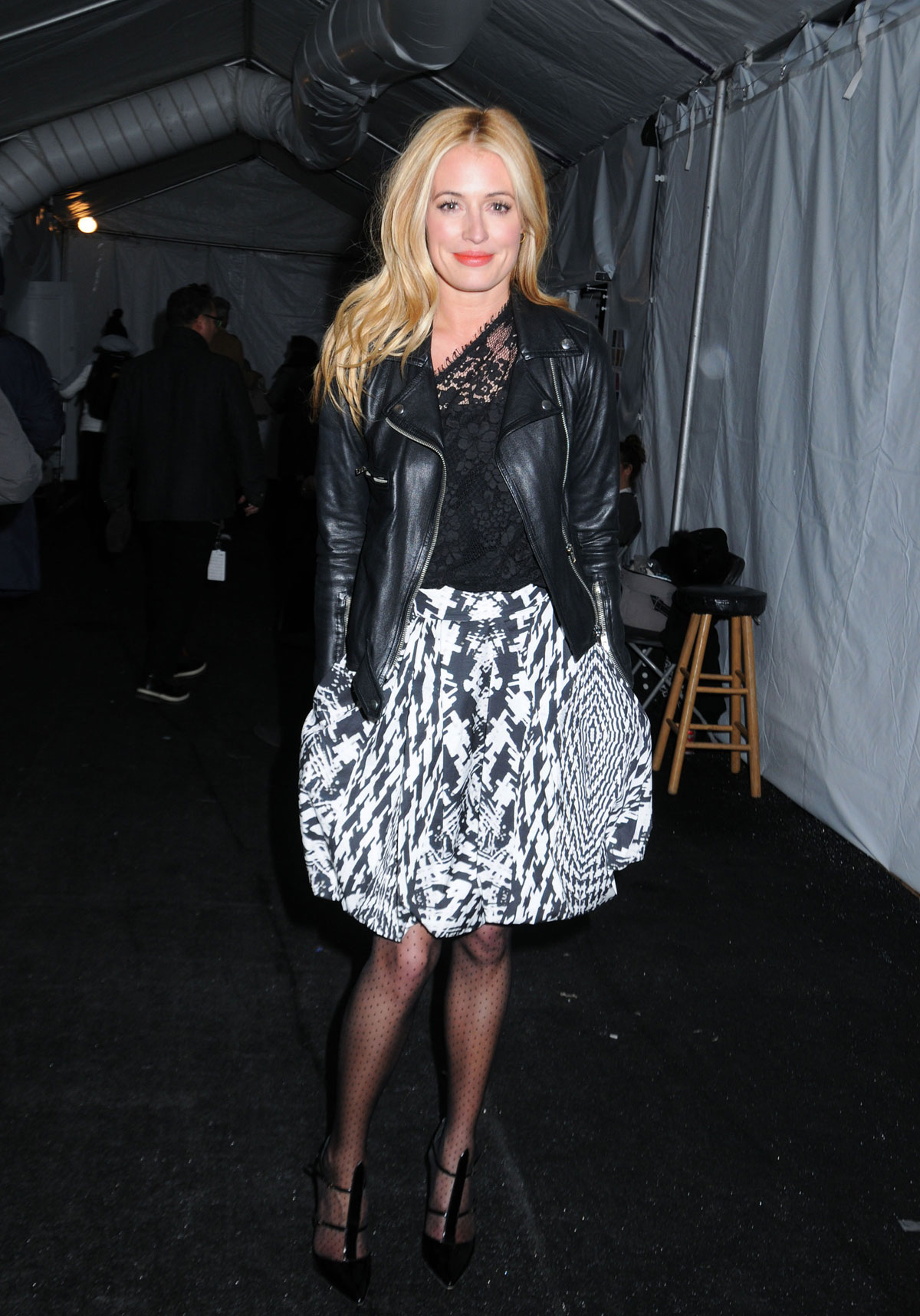 Cat Deeley attends Monique Lhuillier fashion show