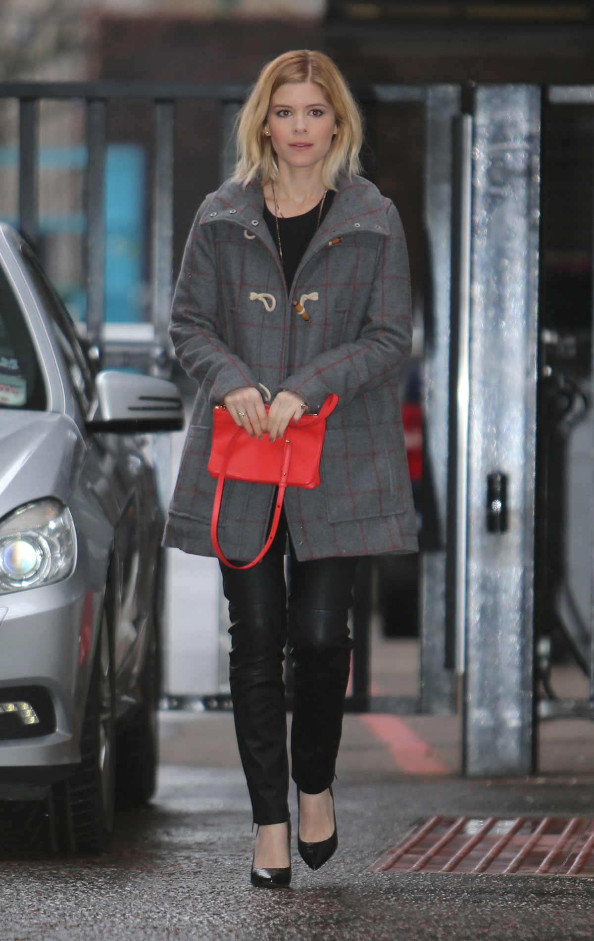 Kate Mara outside the ITV Studios London