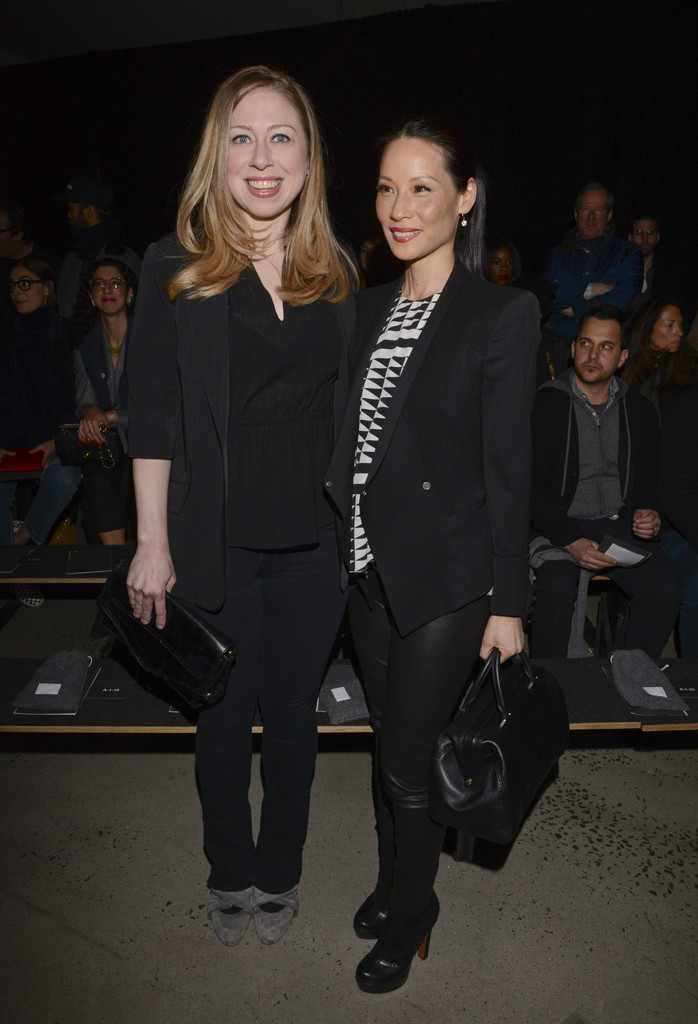 Lucy Liu attends Edun fashion show