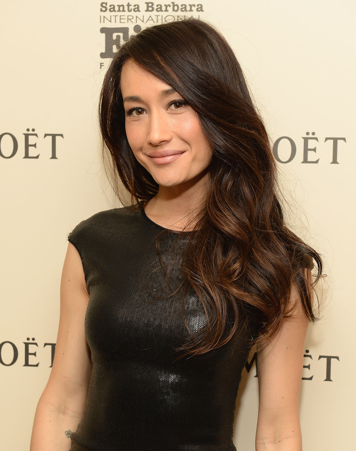 Maggie Q attends The Moet & Chandon Lounge