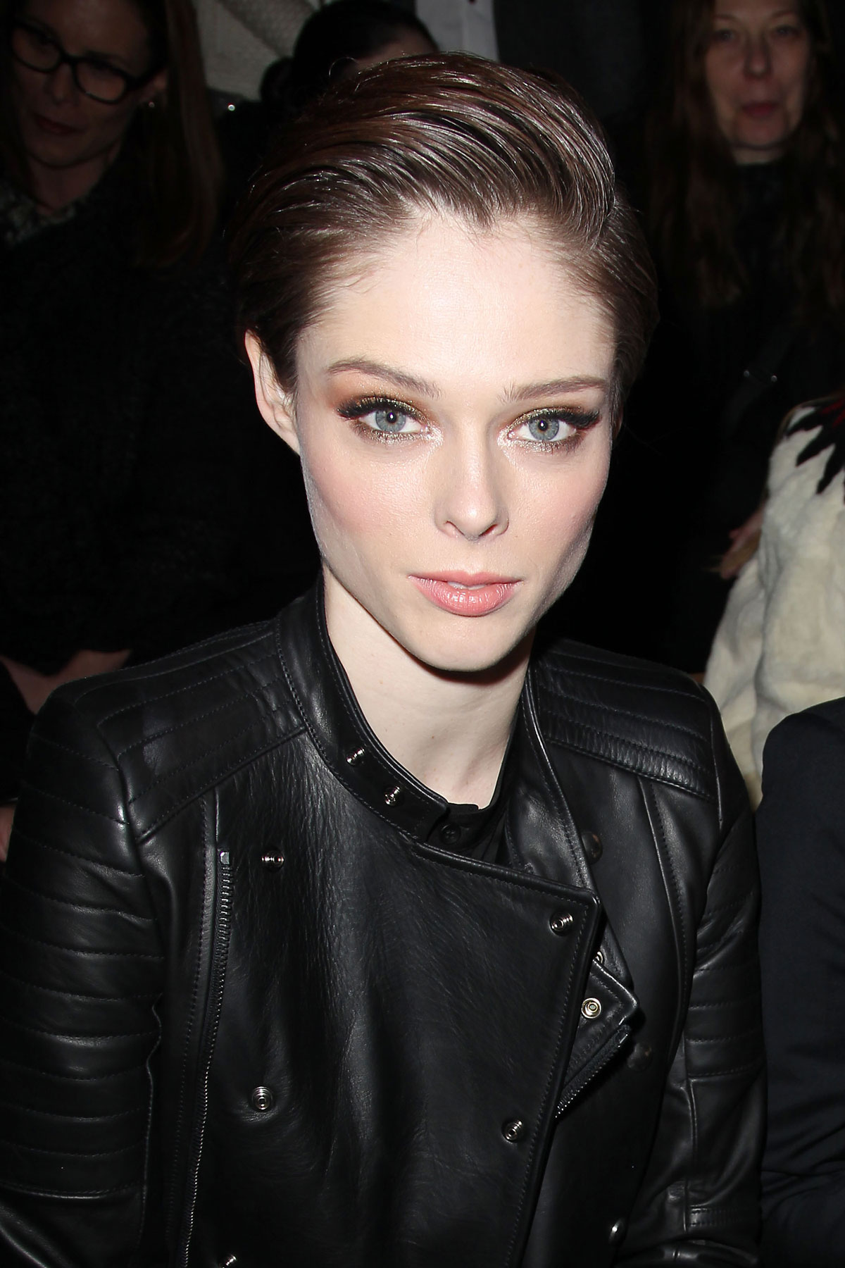 Coco Rocha attends Diesel Black Gold Fashion Show