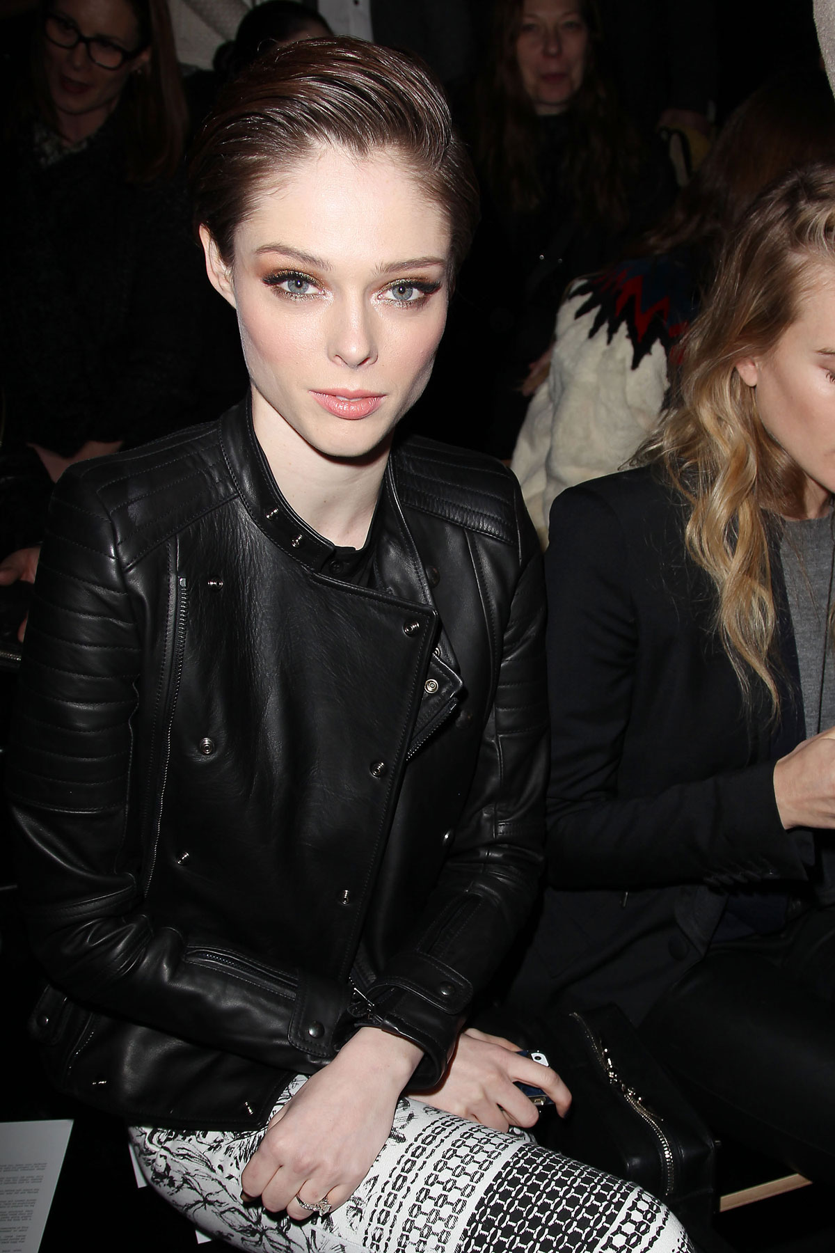 Coco Rocha attends Diesel Black Gold Fashion Show