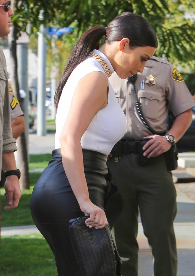 Kim Kardashian out in LA