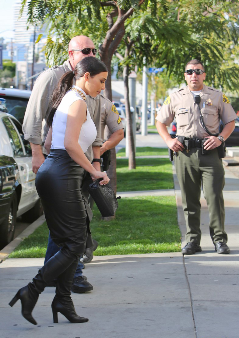 Kim Kardashian out in LA