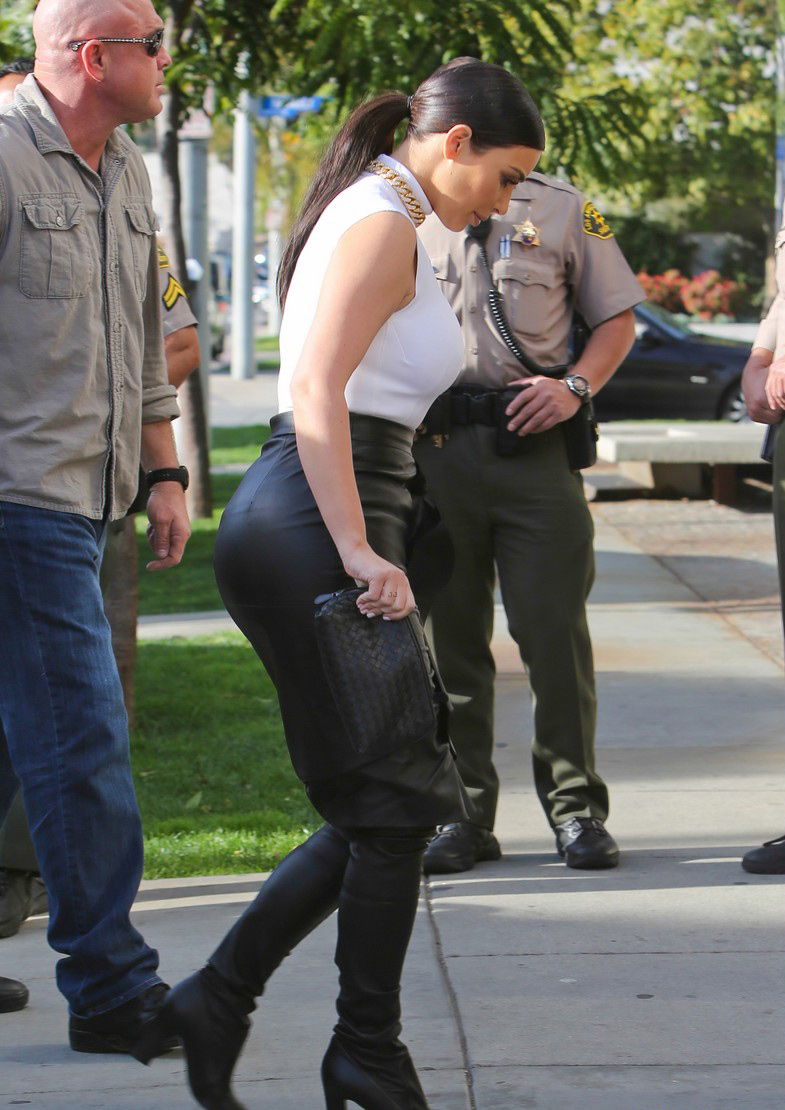Kim Kardashian out in LA