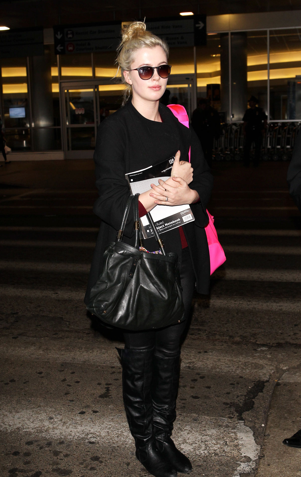 Ireland Baldwin at LAX Airport